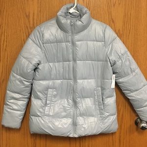 Old Navy Frost-free Puffer Jacket in Daylight Gray